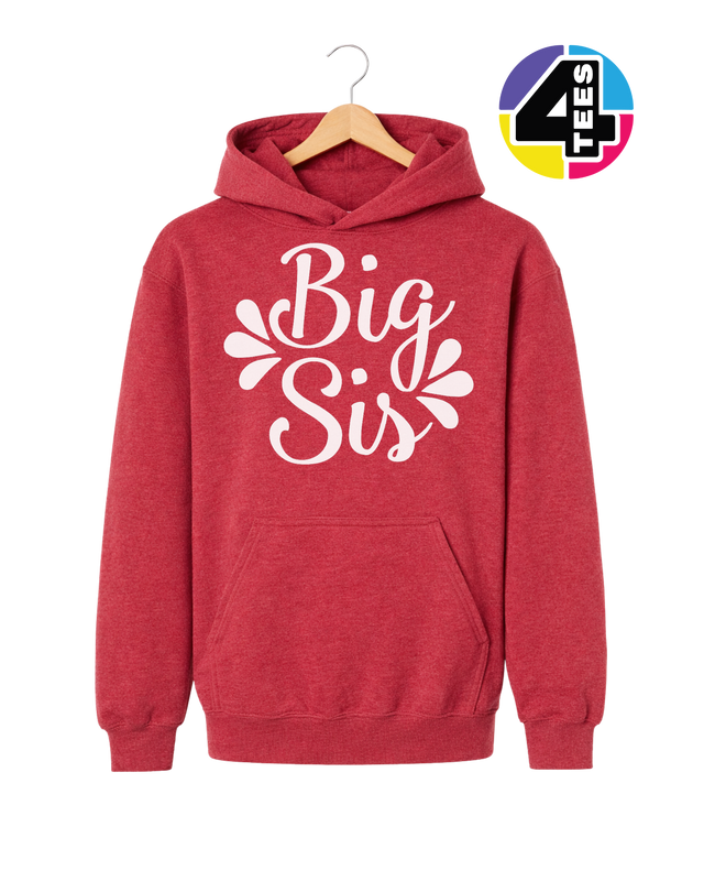 Big Sis in Bloom Youth Hoodie