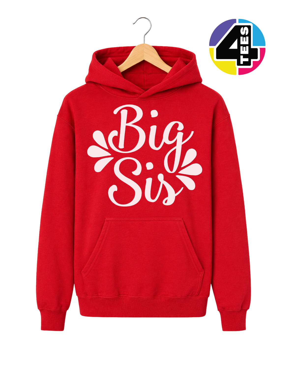 Big Sis in Bloom Youth Hoodie