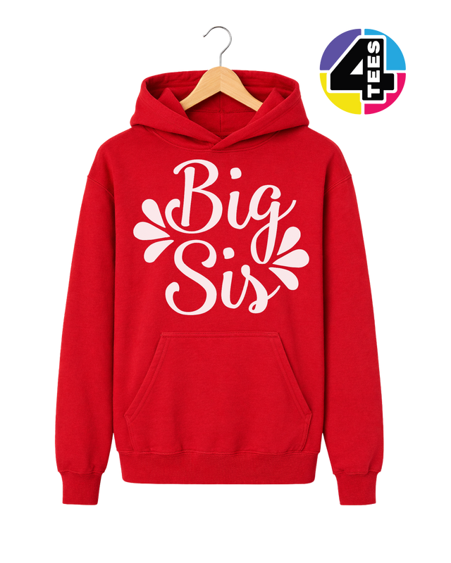 Big Sis in Bloom Youth Hoodie
