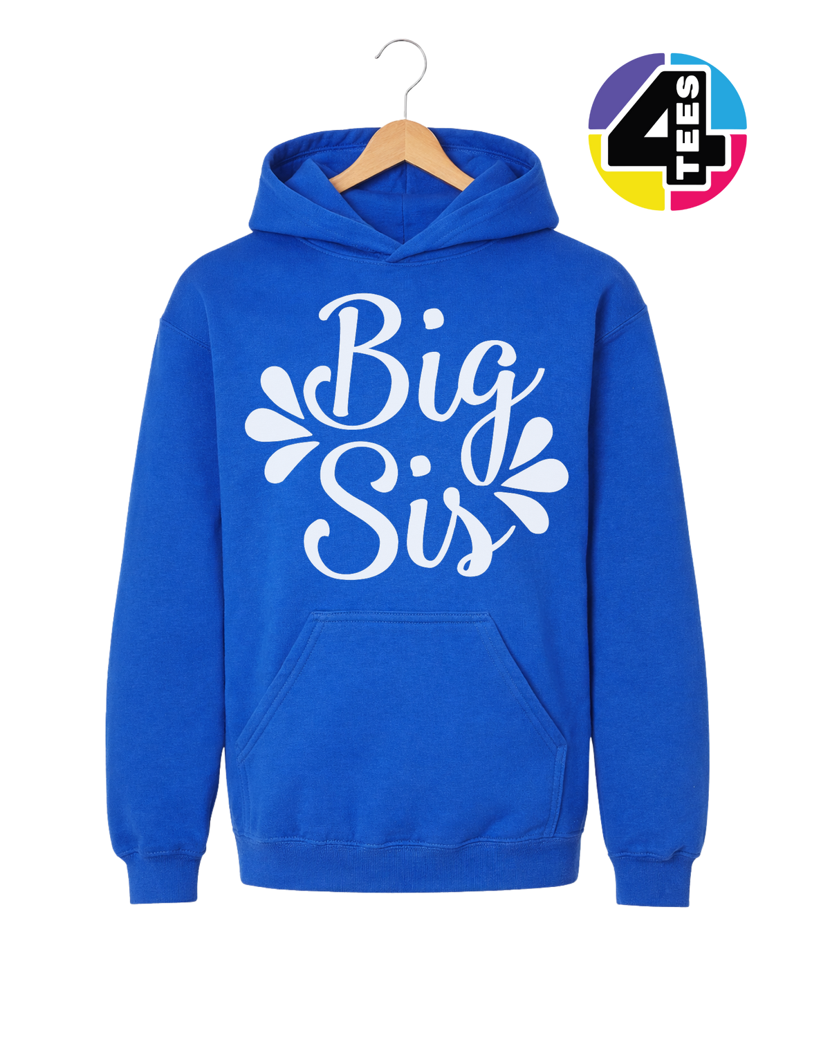 Big Sis in Bloom Youth Hoodie
