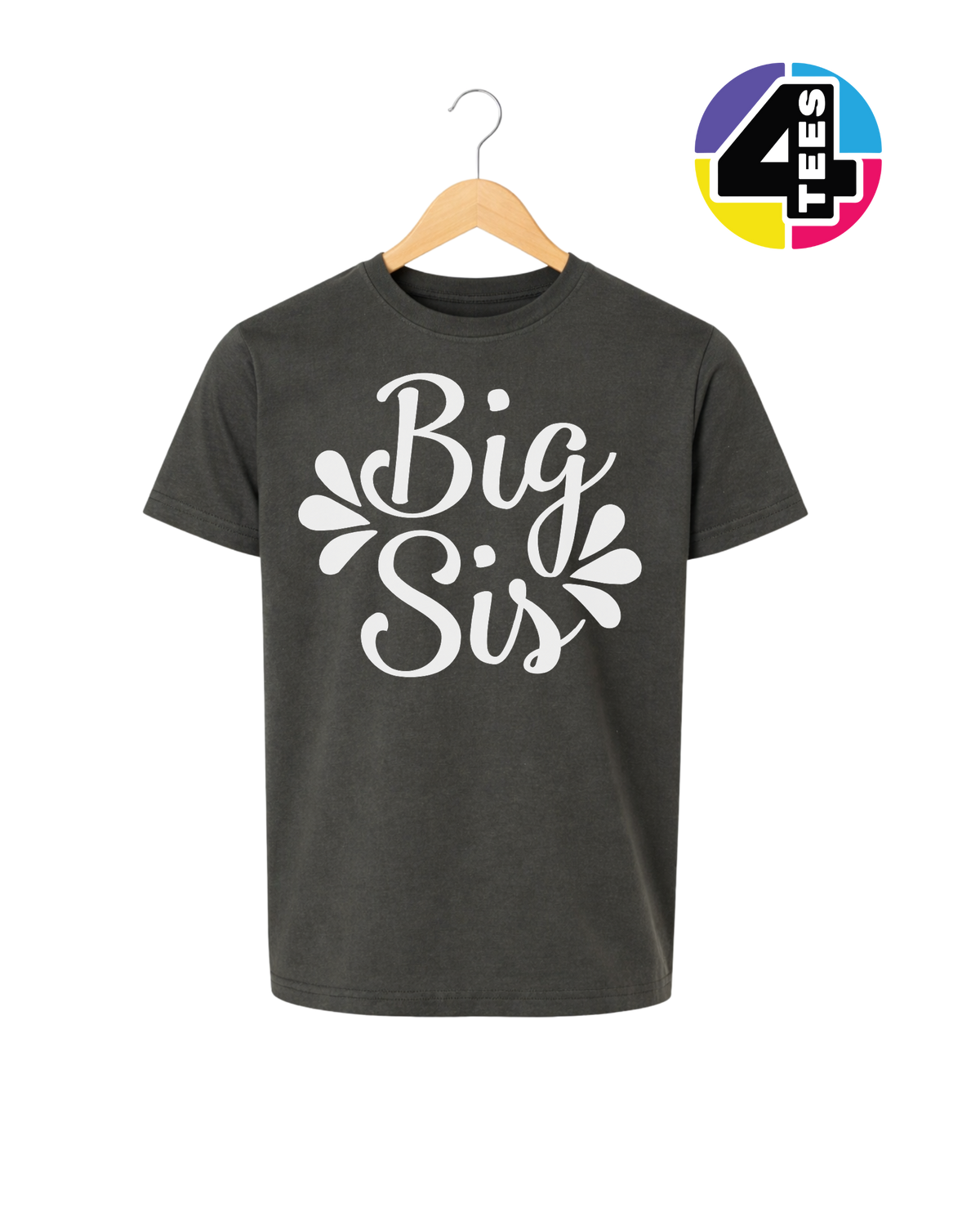 Big Sis in Bloom Youth Tee