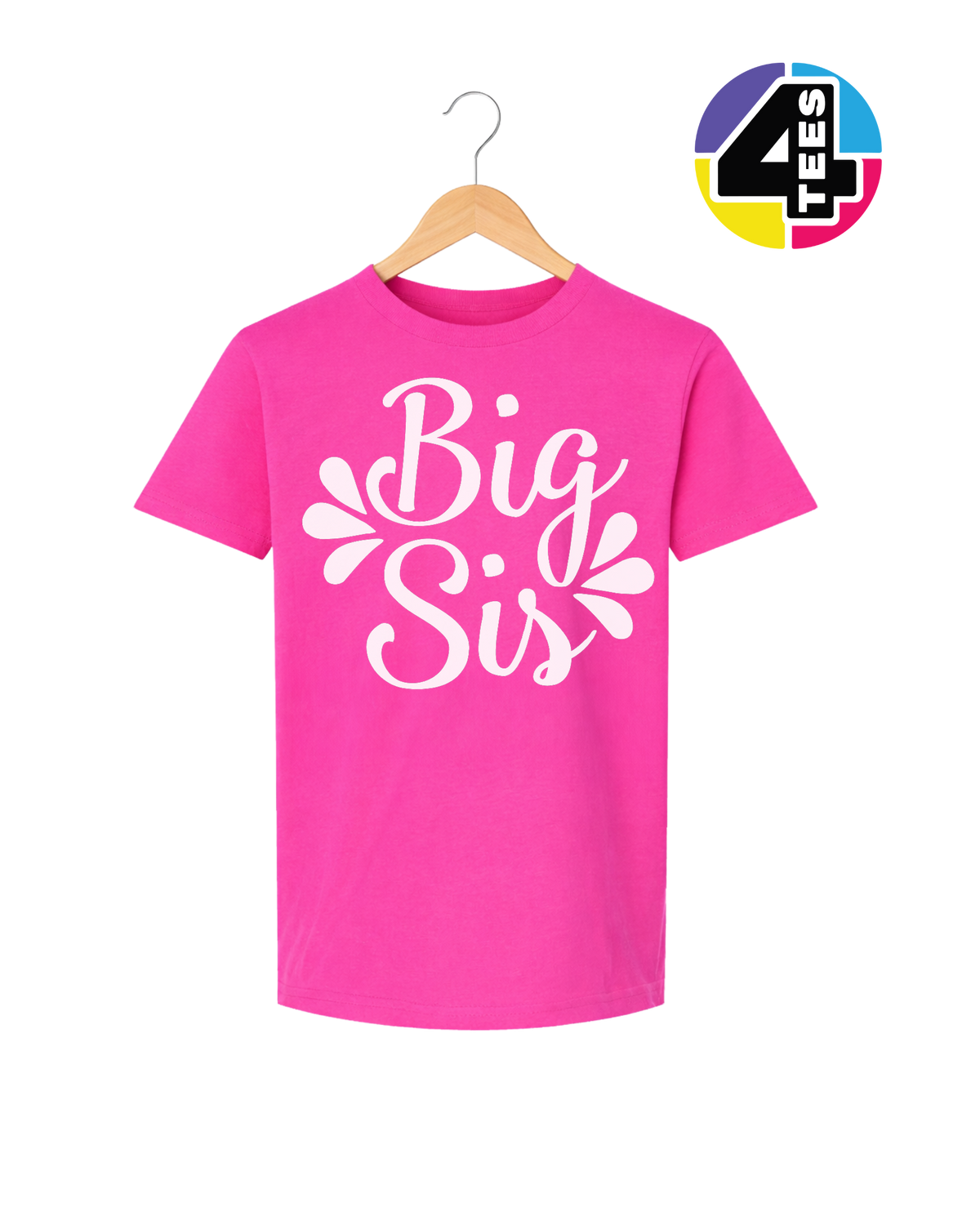 Big Sis in Bloom Youth Tee
