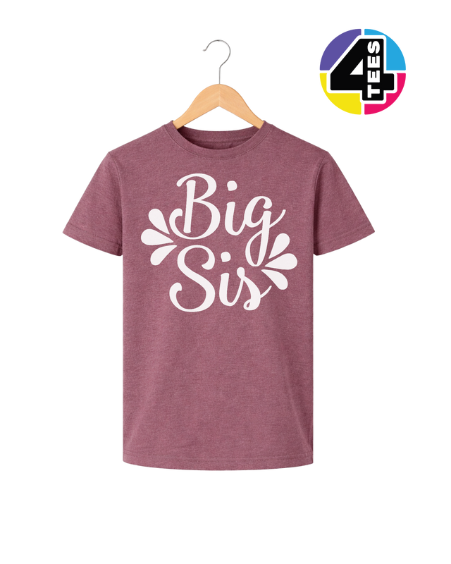 Big Sis in Bloom Youth Tee