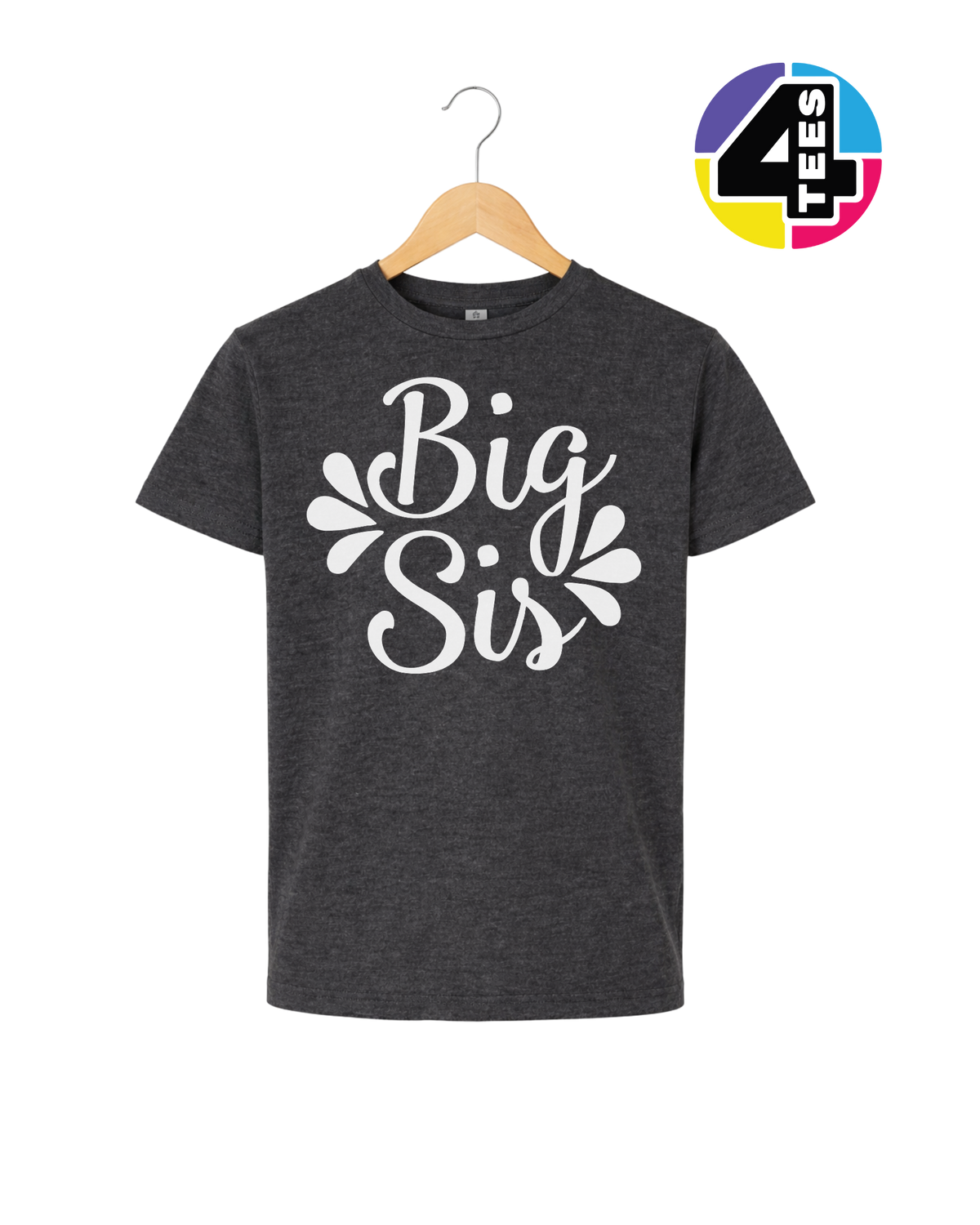 Big Sis in Bloom Youth Tee