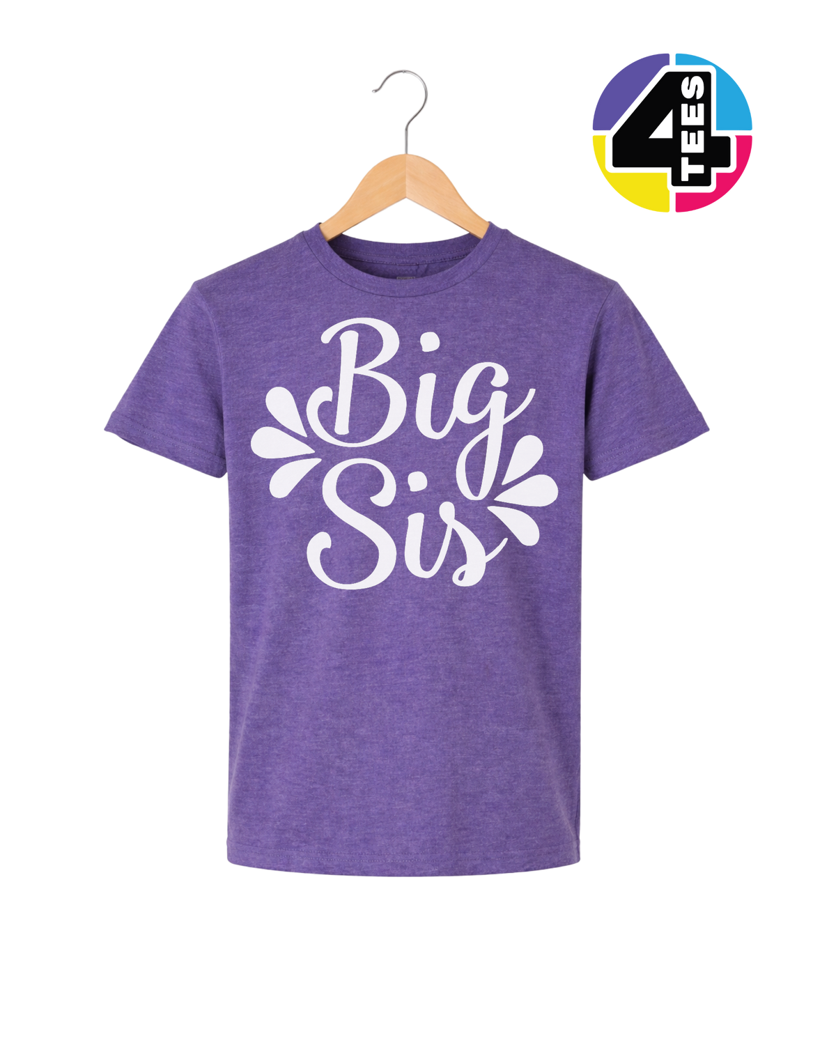 Big Sis in Bloom Youth Tee