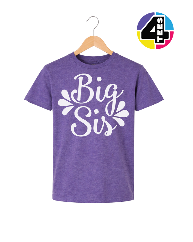 Big Sis in Bloom Youth Tee
