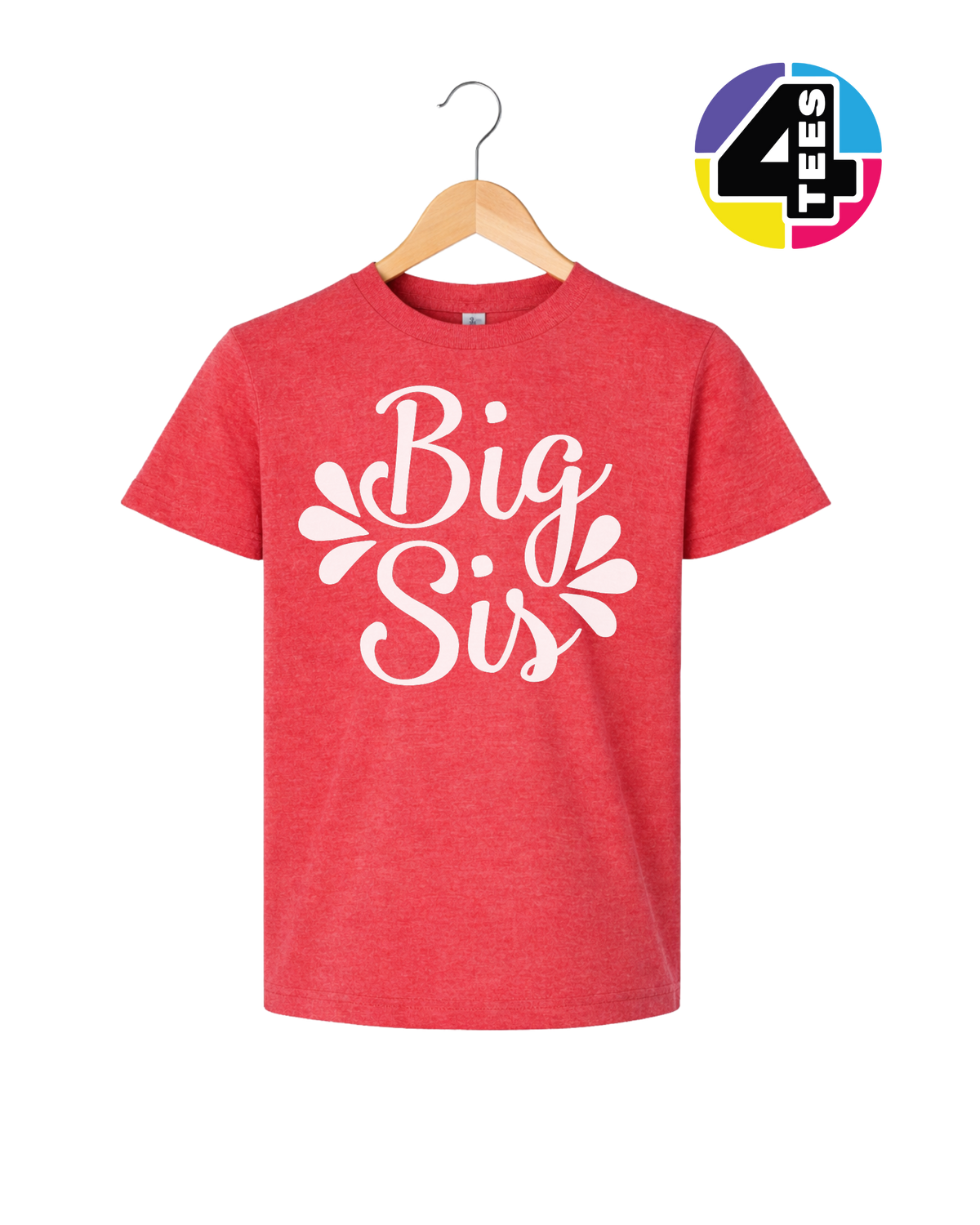 Big Sis in Bloom Youth Tee