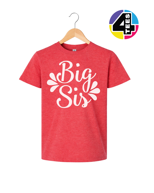 Big Sis in Bloom Youth Tee