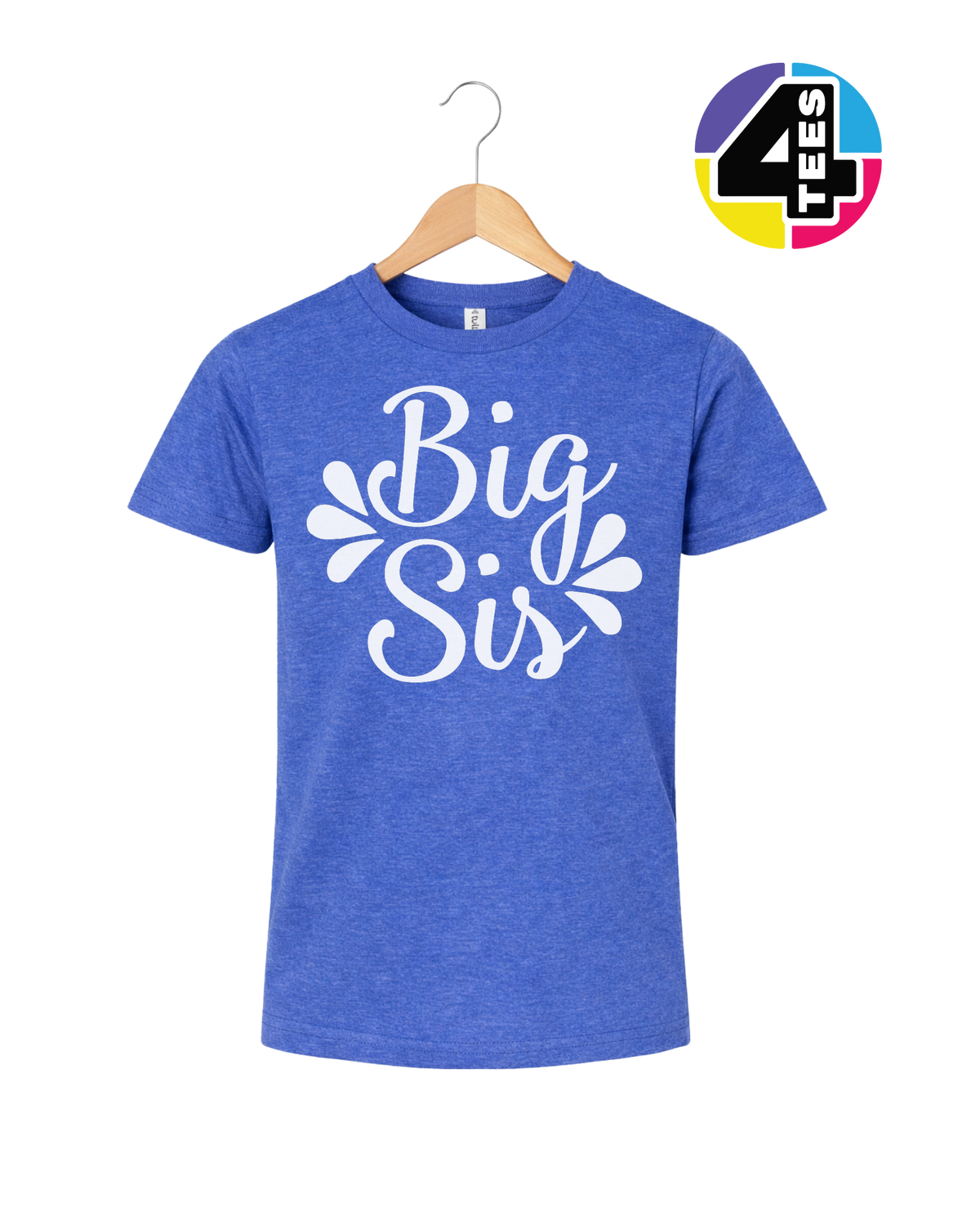 Big Sis in Bloom Youth Tee