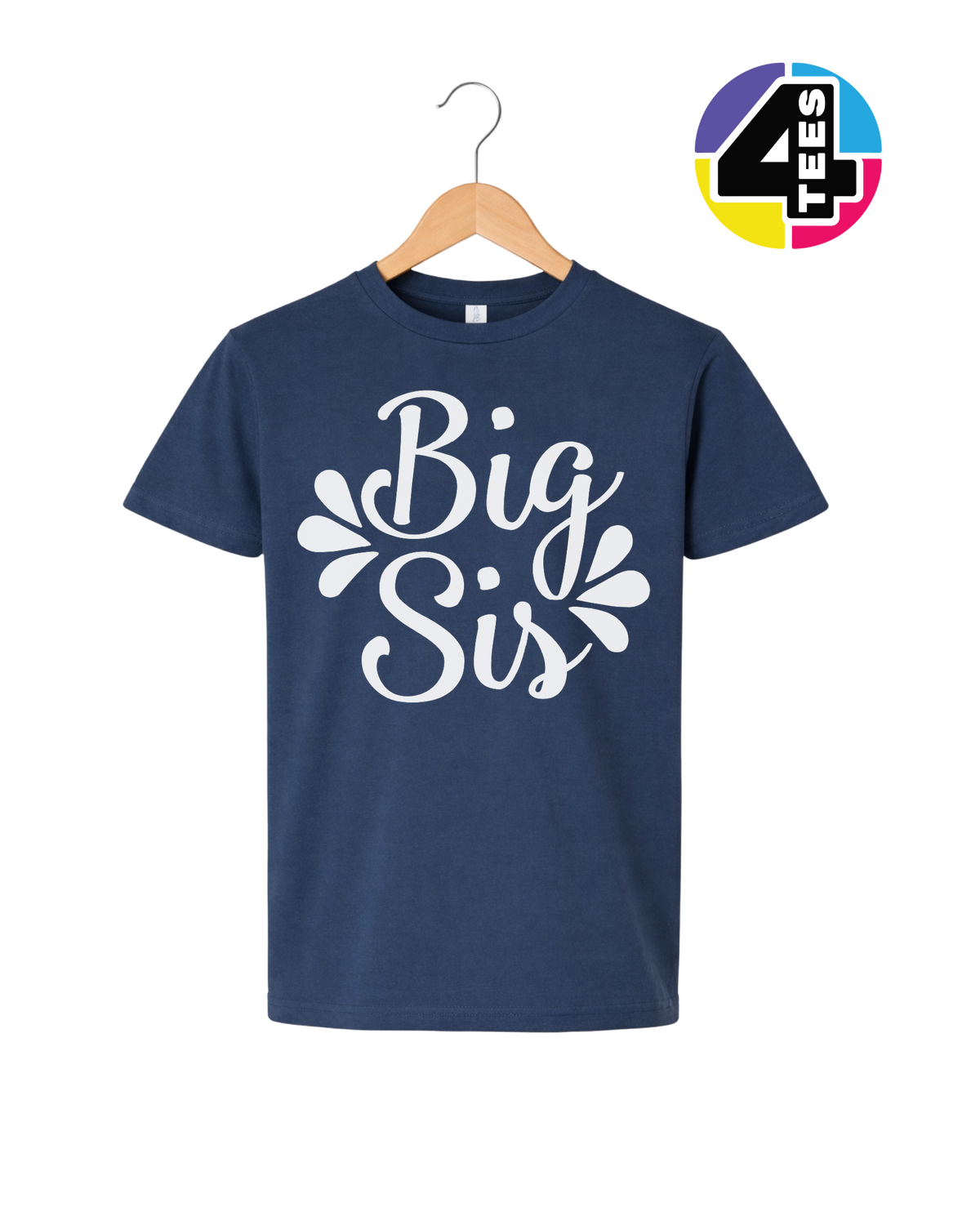 Big Sis in Bloom Youth Tee