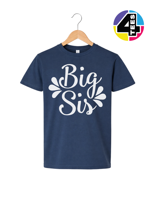 Big Sis in Bloom Youth Tee