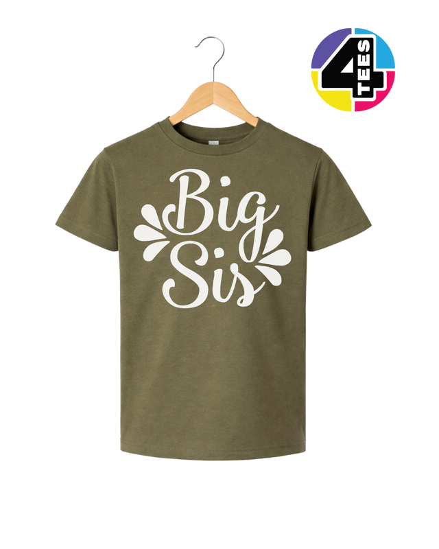Big Sis in Bloom Youth Tee