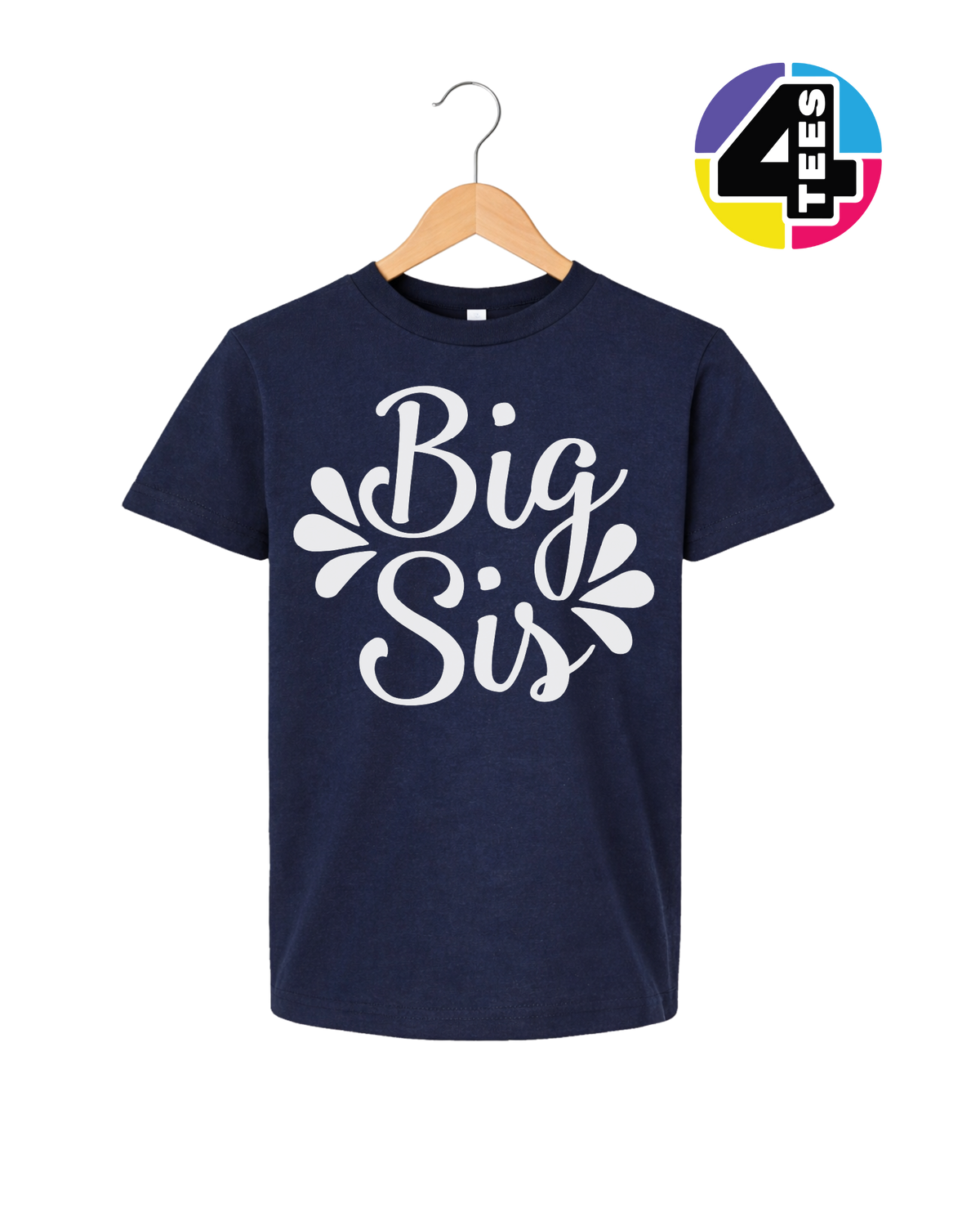 Big Sis in Bloom Youth Tee