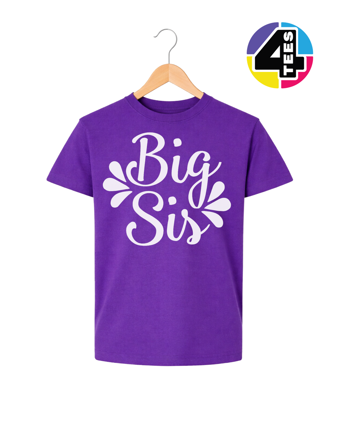 Big Sis in Bloom Youth Tee