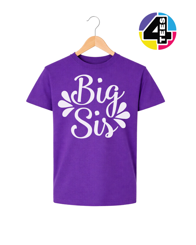 Big Sis in Bloom Youth Tee