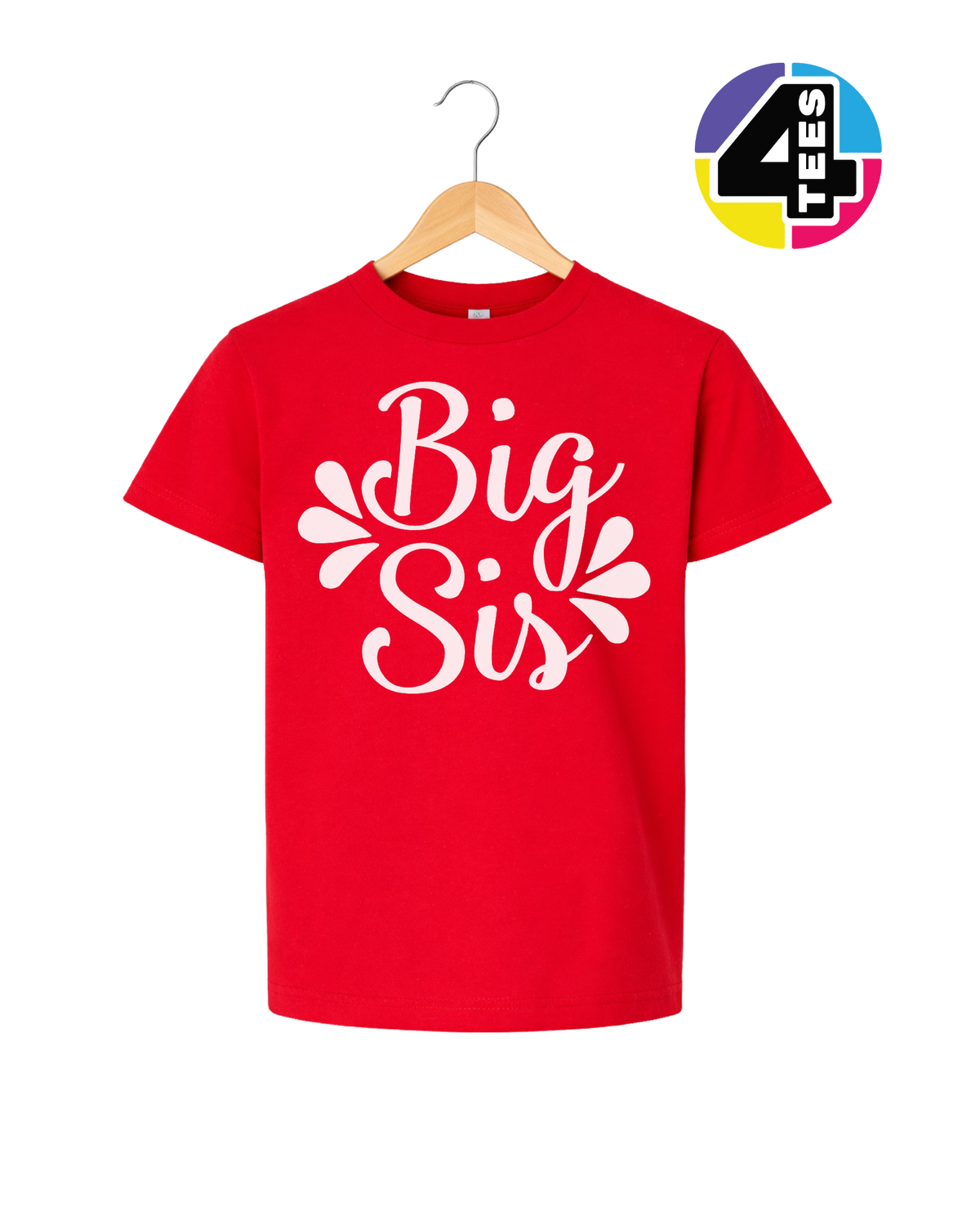 Big Sis in Bloom Youth Tee