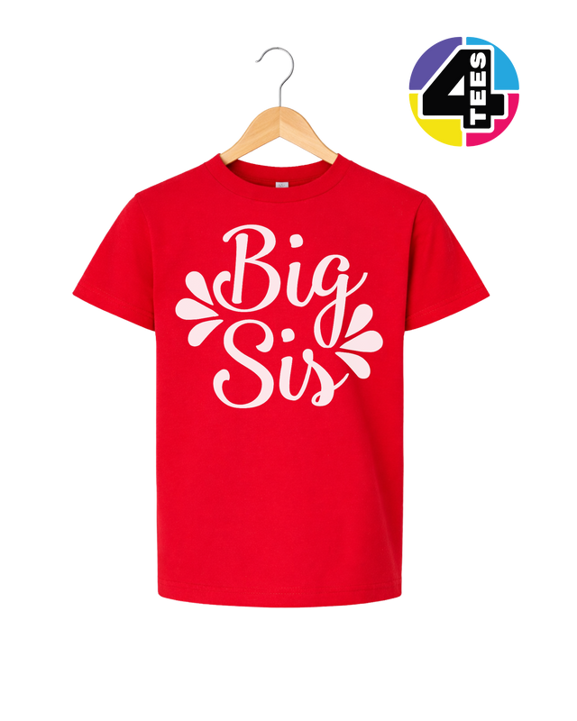 Big Sis in Bloom Youth Tee