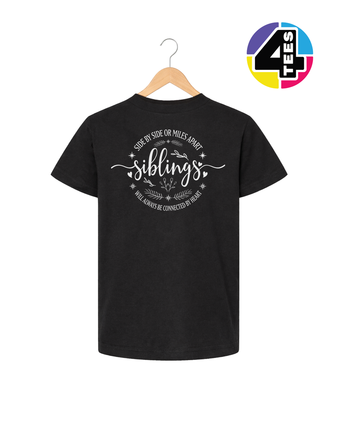 Siblings, Side by Side or Miles Apart Youth Tee
