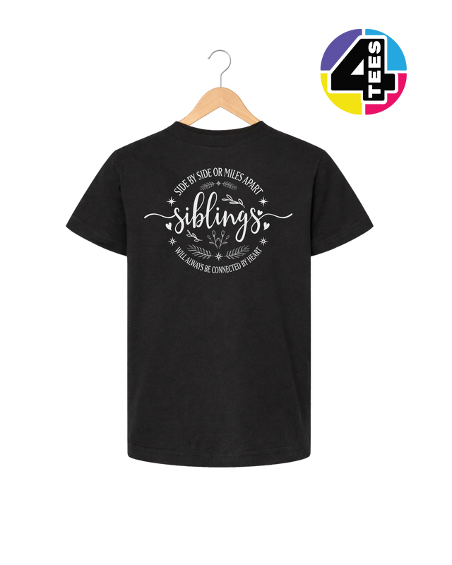Siblings, Side by Side or Miles Apart Youth Tee