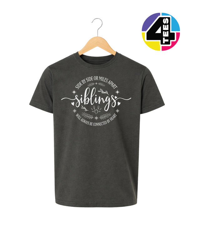 Siblings, Side by Side or Miles Apart Youth Tee
