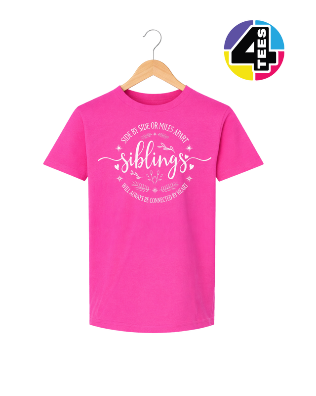 Siblings, Side by Side or Miles Apart Youth Tee