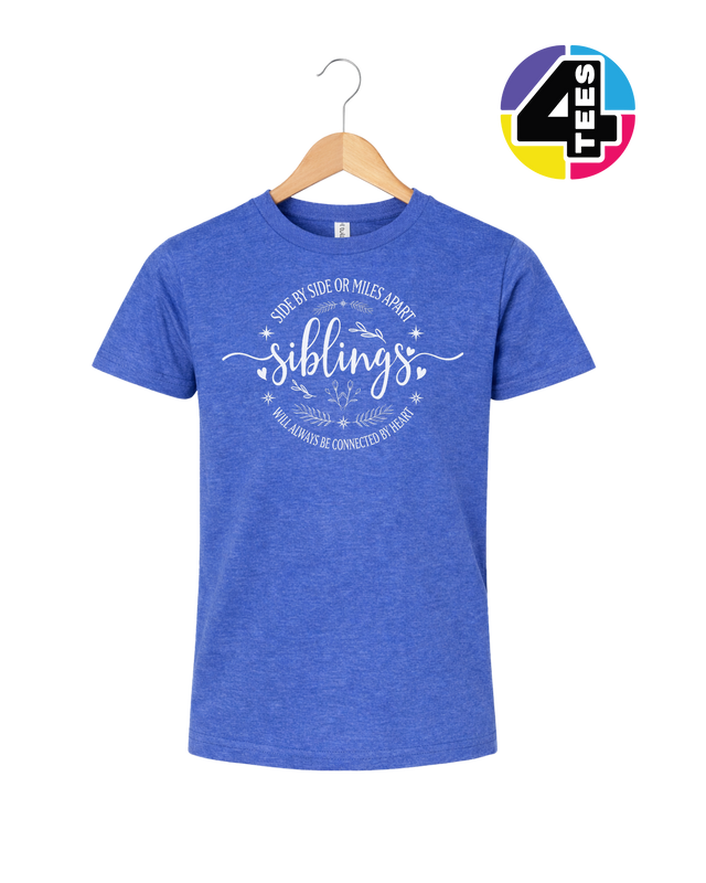 Siblings, Side by Side or Miles Apart Youth Tee