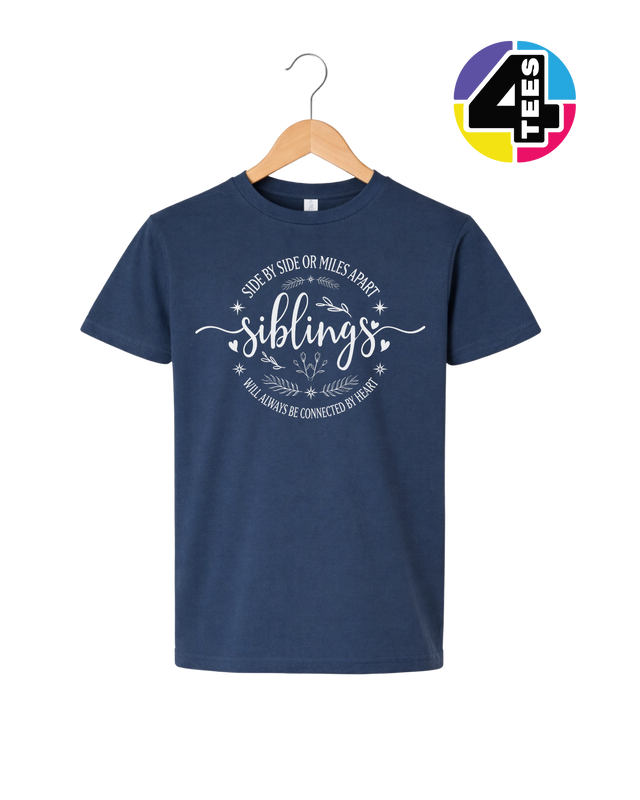 Siblings, Side by Side or Miles Apart Youth Tee
