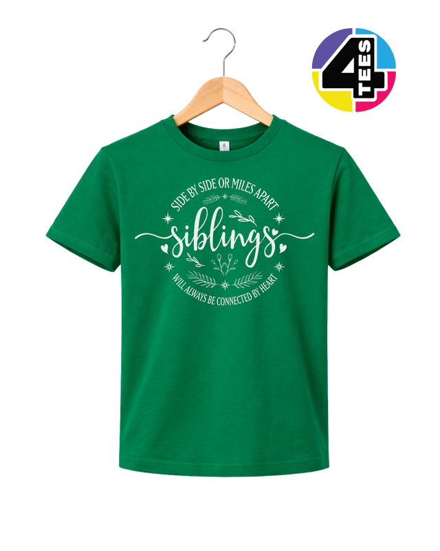 Siblings, Side by Side or Miles Apart Youth Tee