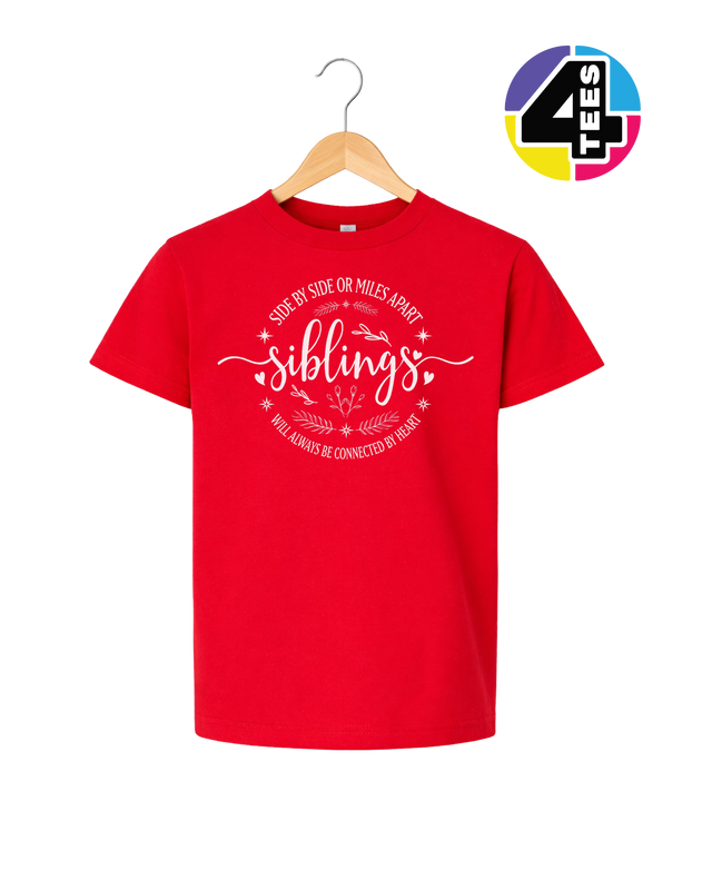 Siblings, Side by Side or Miles Apart Youth Tee