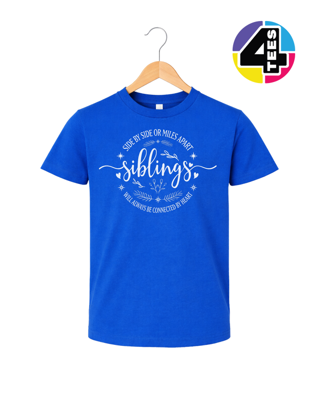 Siblings, Side by Side or Miles Apart Youth Tee