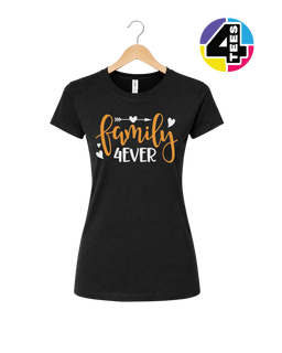 Family Forever Script Women's Tee