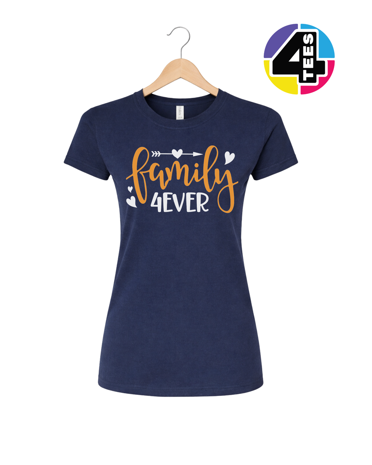 Family Forever Script Women's Tee