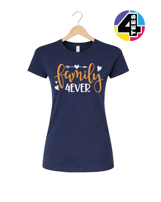 Family Forever Script Women's Tee