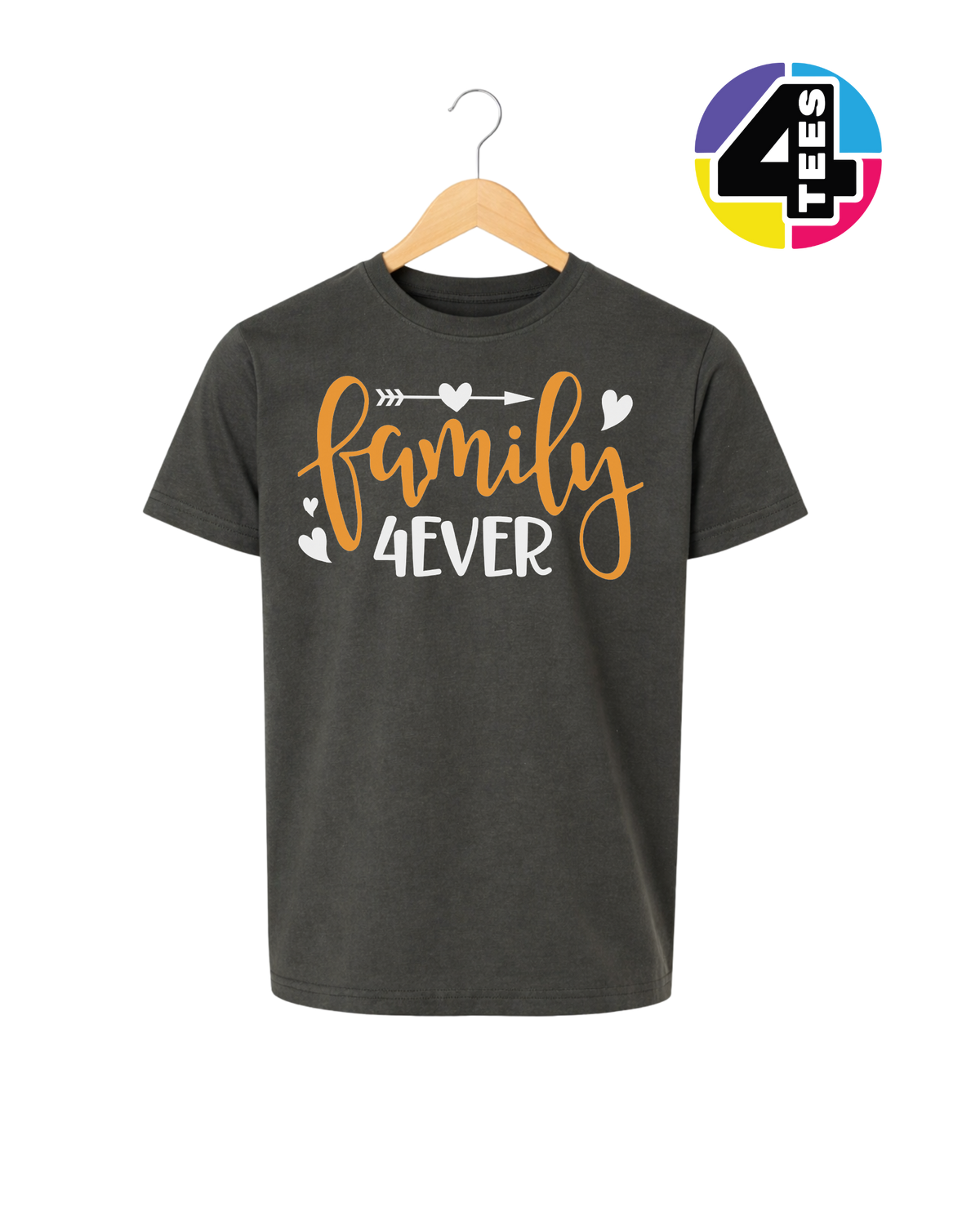 Family Forever Script Youth Tee