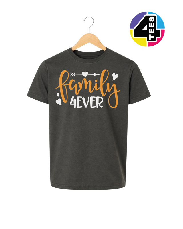 Family Forever Script Youth Tee