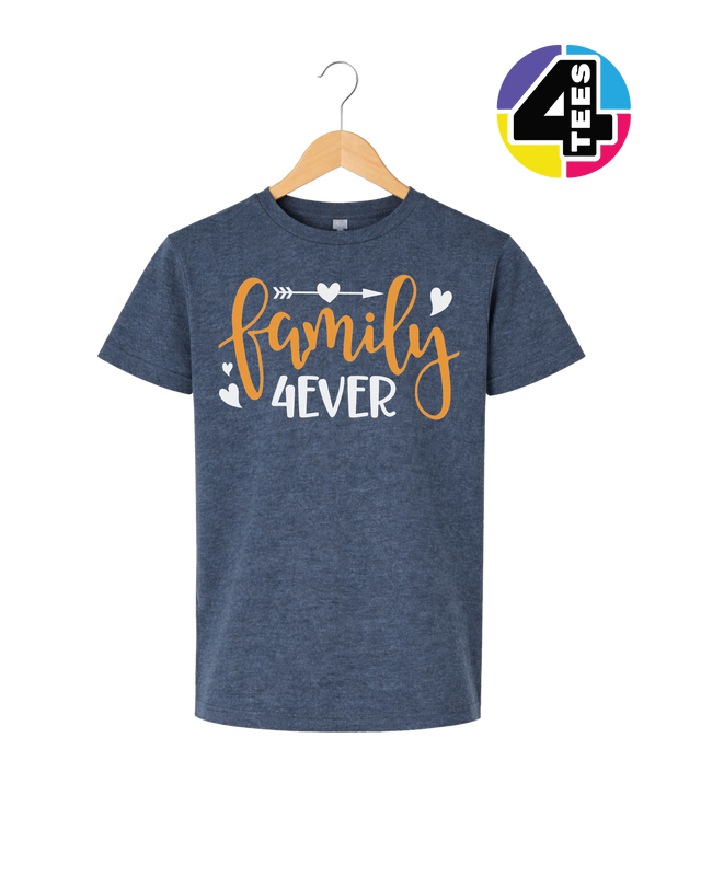 Family Forever Script Youth Tee