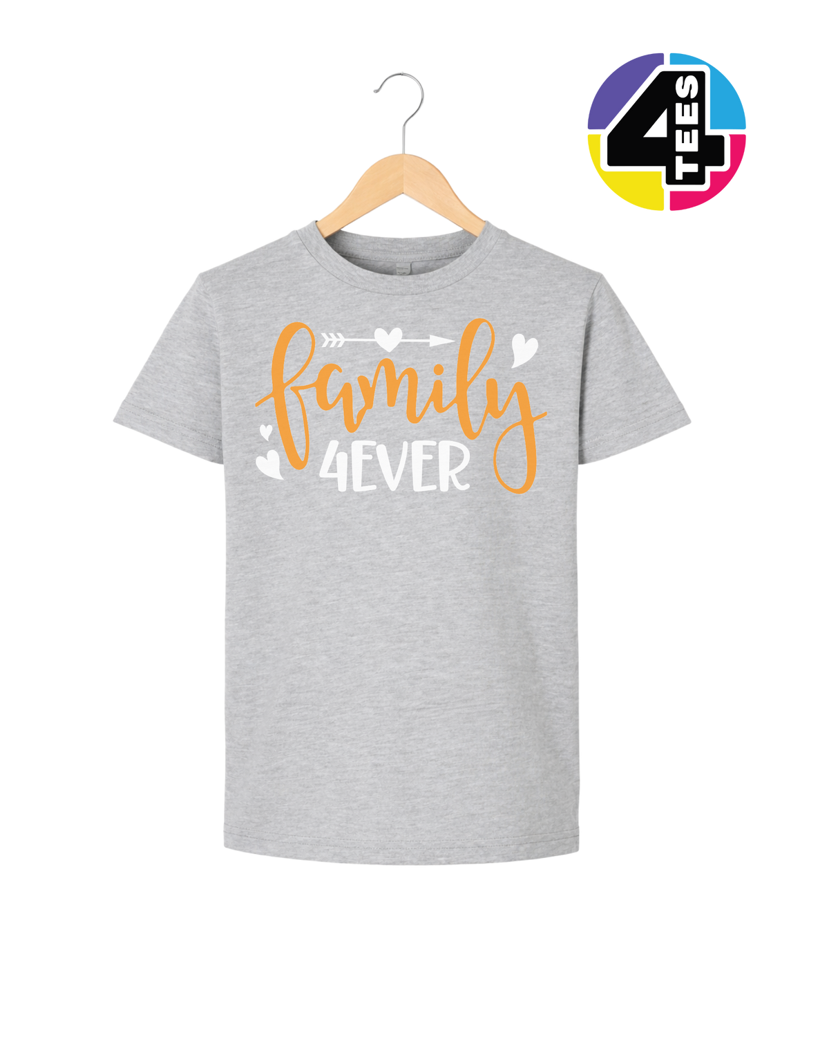 Family Forever Script Youth Tee