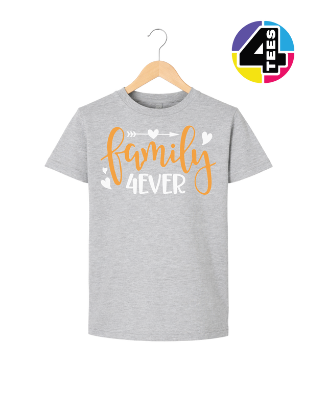 Family Forever Script Youth Tee