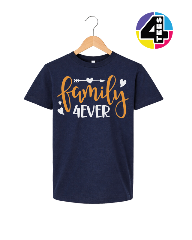 Family Forever Script Youth Tee