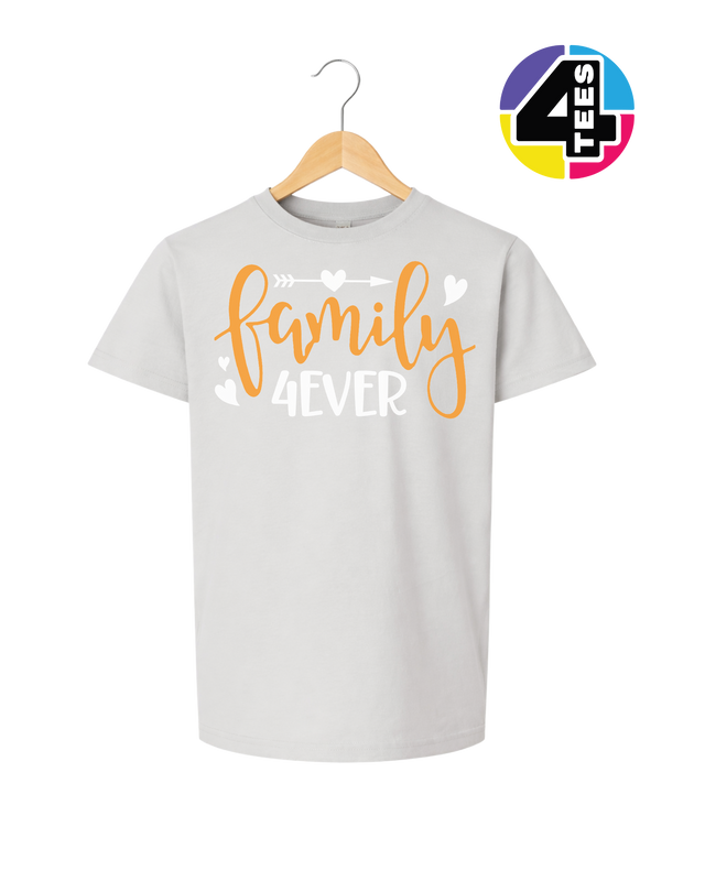 Family Forever Script Youth Tee