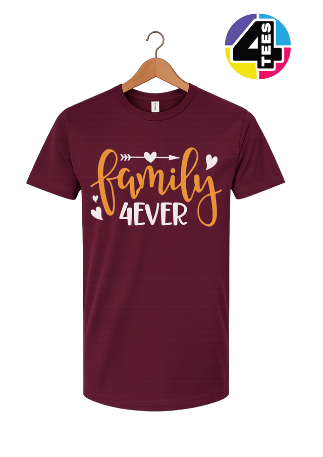 Family Forever Script Tee