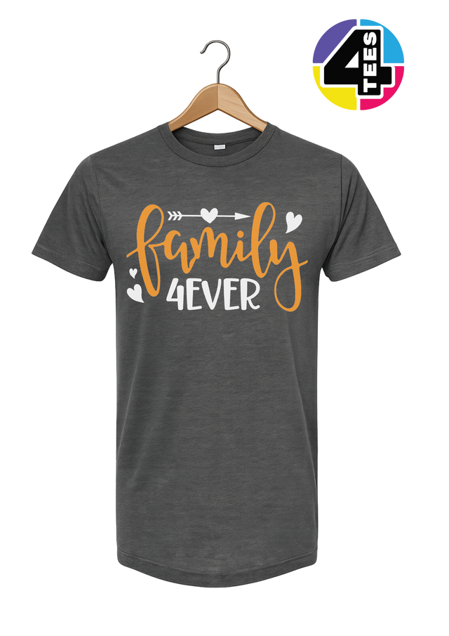 Family Forever Script Tee