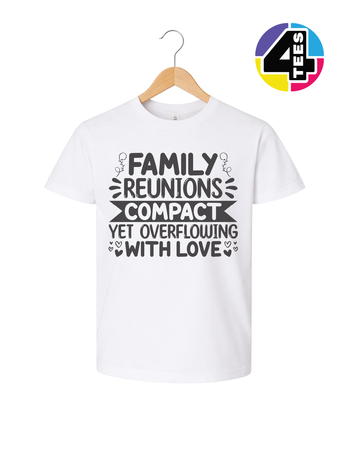 Compact Yet Overflowing With Love Youth Tee