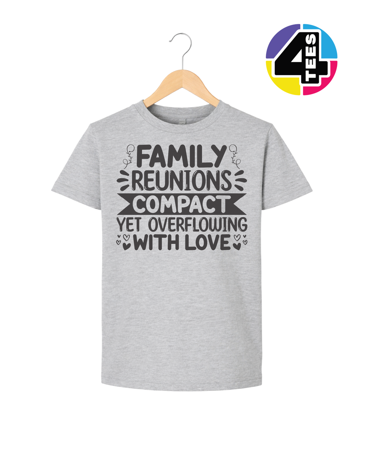 Compact Yet Overflowing With Love Youth Tee