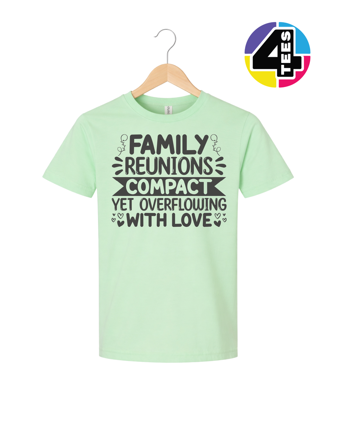 Compact Yet Overflowing With Love Youth Tee