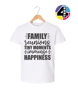 Family: Tiny Moments, Immense Happiness Youth Tee