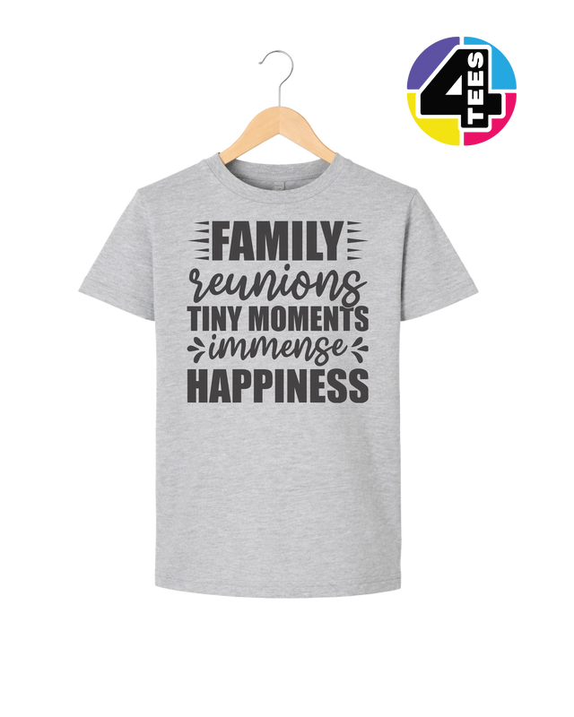 Family: Tiny Moments, Immense Happiness Youth Tee