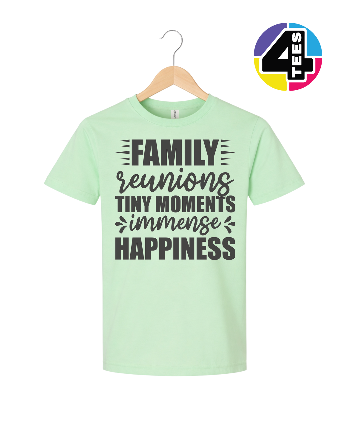 Family: Tiny Moments, Immense Happiness Youth Tee