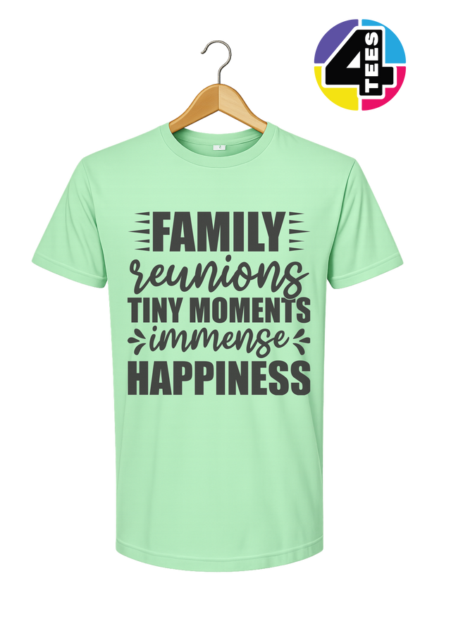 Family: Tiny Moments, Immense Happiness Tee