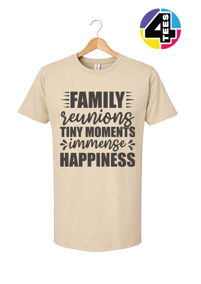 Family: Tiny Moments, Immense Happiness Tee